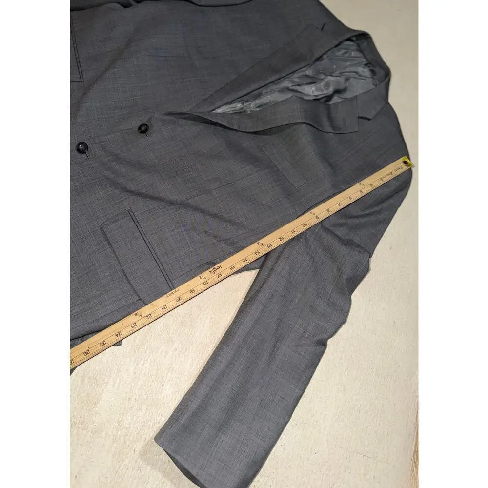 Michael Kors men’s grey wool blend coat blazer
